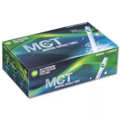 Royal Swag Mct Menthol Capsule Tube Click Filtertubes Long Size Full 20 Mm Filter Cigarette Tubes