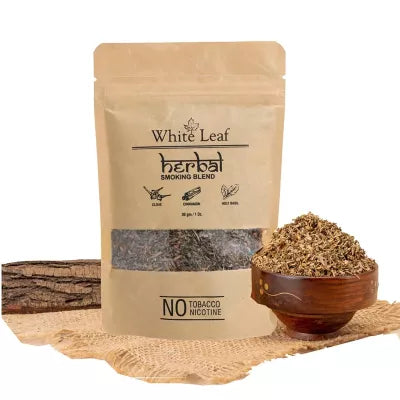 White Leaf Premium Herbal Smoking Blend 100% Pure Herbs Mixture