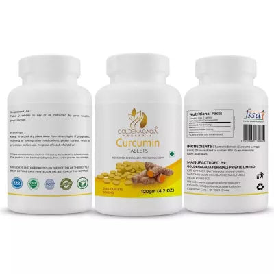 Goldenacacia Herrbals Curcumin Tablets (500 Mg)