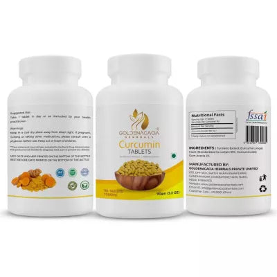 Goldenacacia Herrbals Curcumin Tablets (1000 Mg)