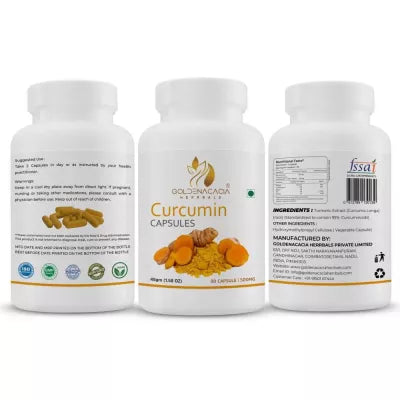 Goldenacacia Herrbals Curcumin Capsules 500 MG