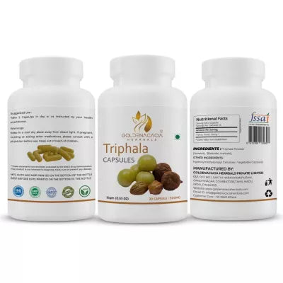 Goldenacacia Herrbals Triphala Capsules 500 MG