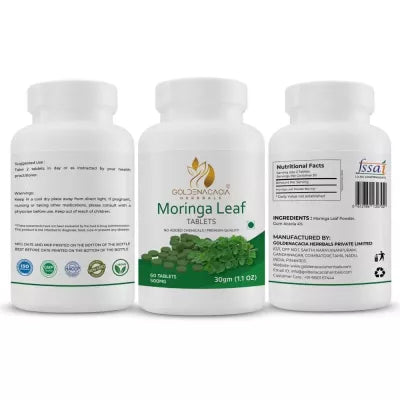 Goldenacacia Herrbals Moringa Leaf Tablets (500 Mg)