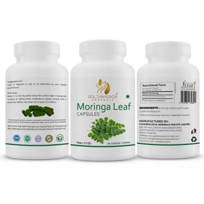 Goldenacacia Herrbals Moringa Leaf Capsules 500 MG