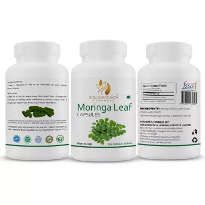 Goldenacacia Herrbals Moringa Leaf Capsules 500 MG