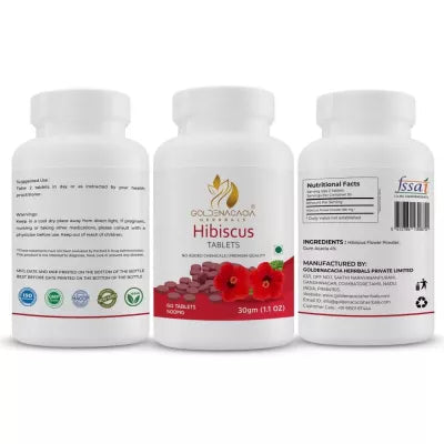 Goldenacacia Herrbals Hibiscus Tablets (500 Mg)