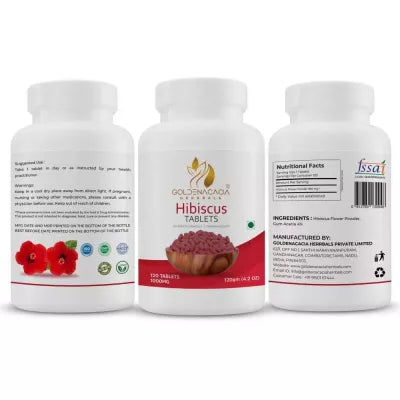 Goldenacacia Herrbals Hibiscus Tablets (1000 Mg)