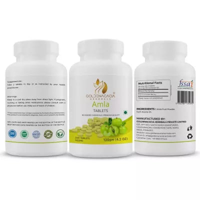 Goldenacacia Herrbals Amla Tablets (500 Mg)