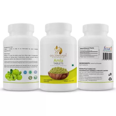 Goldenacacia Herrbals Amla Tablets (1000 Mg)