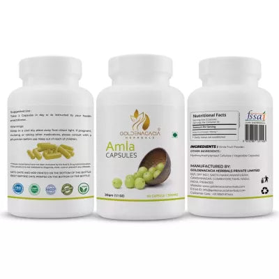 Goldenacacia Herrbals Amla Capsules 500 MG