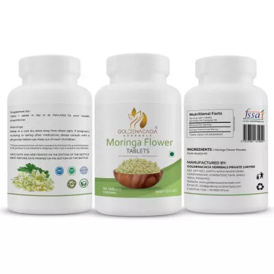 Goldenacacia Herrbals Moringa Flower Tablets (1000 Mg)