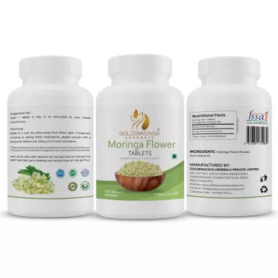 Goldenacacia Herrbals Moringa Flower Tablets (1000 Mg)