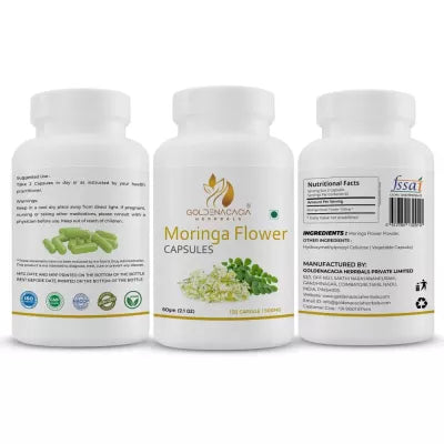 Goldenacacia Herrbals Moringa Flower Capsules 500 MG