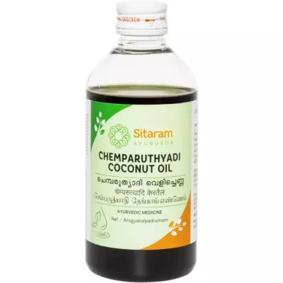 Sitaram Ayurveda Chemparuthyadi Coconut Oil