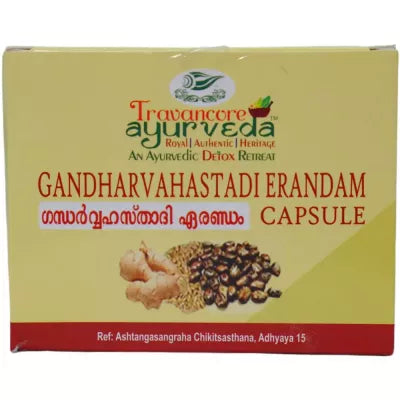 Travancore Ayurveda Gandharvahastadi Erandam Capsule