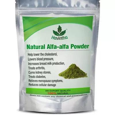 Havintha Natural Alfalfa Grass Powder