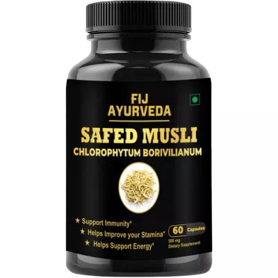 Fij Ayurveda Safed Musli Extract Capsule