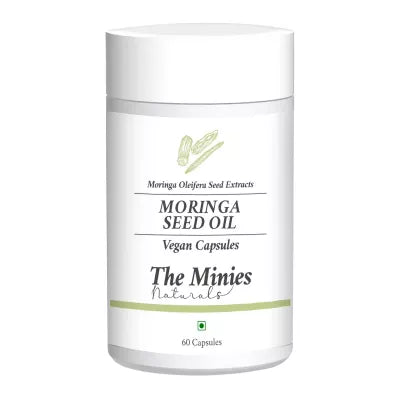 Minies Naturals Moringa Seed Oil Vegan Capsules