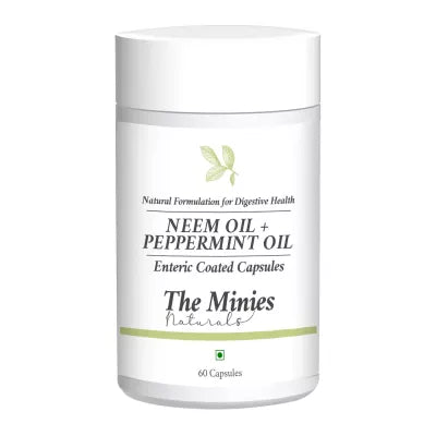 Minies Naturals Neem & Peppermint Oil Vegan Capsules