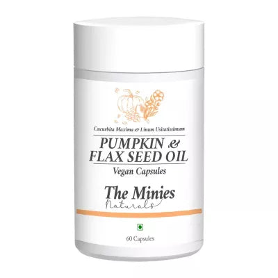 Minies Naturals Pumpkin And Flaxseed Oil Vegan Capsules