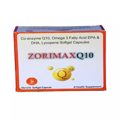 Zorilla Life Science Zorimax Q10 Softgel Capsules