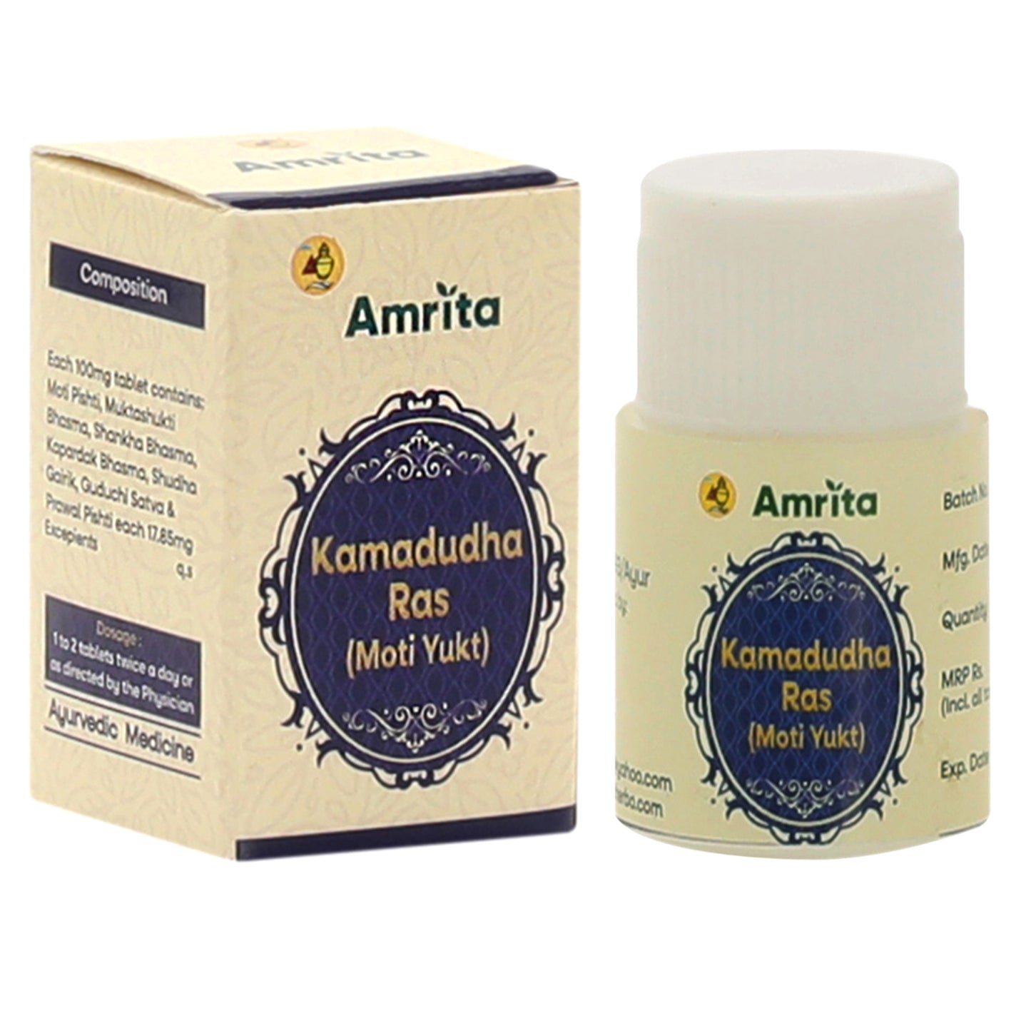 Amrita Kamdudha / Kamadudha Ras Moti Yukt