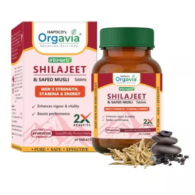 Orgavia Shilajeet & Safed Musli Tablets