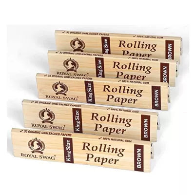 Royal Swag King Size Smoking Rolling Papers Brown