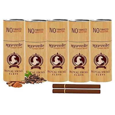 Royal Swag Nicotine Free Cigarette Clove Flavour Powder Smoke