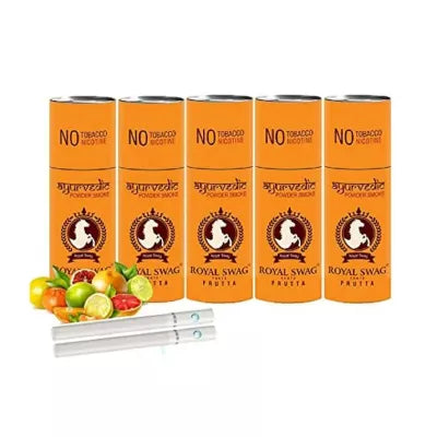 Royal Swag Nicotine Free Cigarette Frutta Flavour Powder Smoke