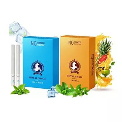 Royal Swag Nicotine Free Cigarette Mint And Frutta Flavour (10pcs + 10pcs) (1Pack)