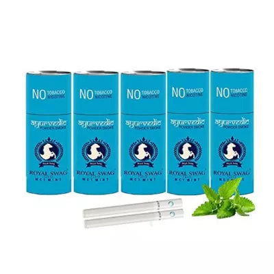 Royal Swag Nicotine Free Cigarette Mint Flavour Powder Smoke