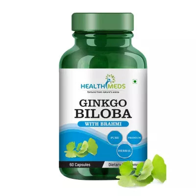 Healthmeds Ginkgo Biloba With Brahmi