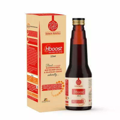 Solace Holistics Hboost Ayurvedic Iron Syrup