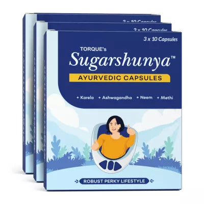 Torque Sugarshunya Ayurvedic Capsules