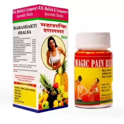 Roy Biotech Mahashakti Shalsa & Magic Pain Relief Cap (450ml + 60cap) (1Pack)