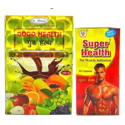 Roy Biotech Good Health Syrup And Super Health Capsule (500ml + 50caps) (1Pack)