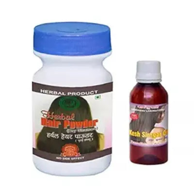 Kamdhenu Herbal Hair Powder + Kesh Shringar Oil (250 GM + 200 ML)