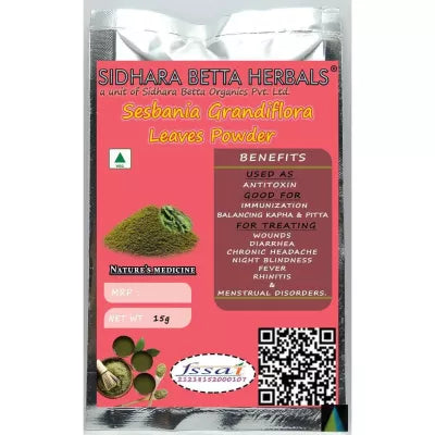 Sidhara Betta Herbals Sesbania Grandiflora Leaves Powder