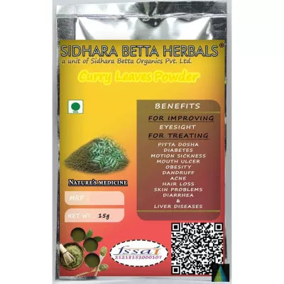 Sidhara Betta Herbals Curry Leaves Powder