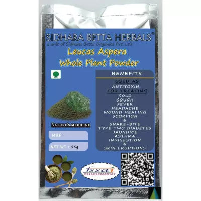 Sidhara Betta Herbals Leucas Aspera Whole Plant Powder