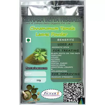 Sidhara Betta Herbals Cinnamomum Tamala Leaves Powder