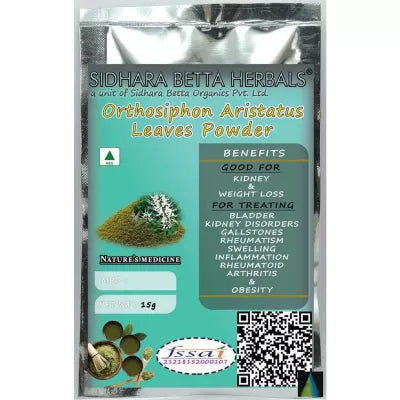 Sidhara Betta Herbals Orthosiphon Aristatus Leaves Powder