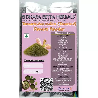 Sidhara Betta Herbals Tamarindus Indica (Tamrind) Flower Powder