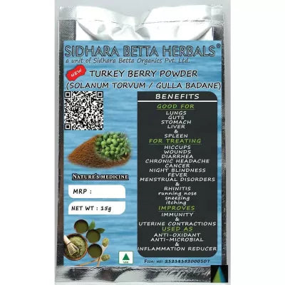 Sidhara Betta Herbals Turkey Berry Powder