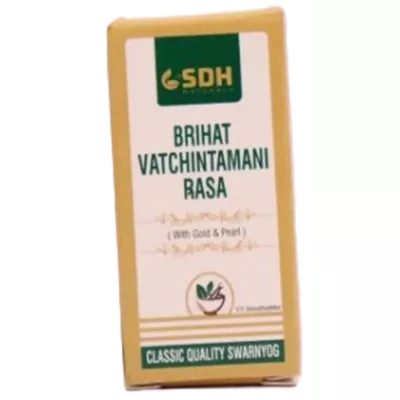 Shree Dhanwantri Herbals Brihat Vatchintamani Ras With Gold And Pearl