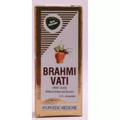 Shree Dhanwantri Herbals Brahmi Vati With Gold