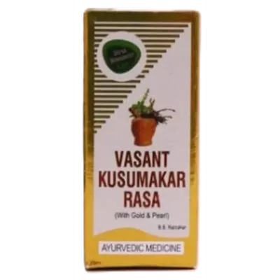 Shree Dhanwantri Herbals Vasant Kusumakar Rasa With Gold And Pearl