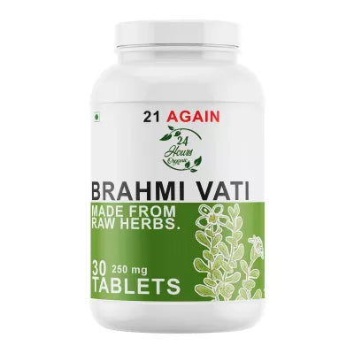 24 Hours Organic Brahmi Vati 500Mg Tablets