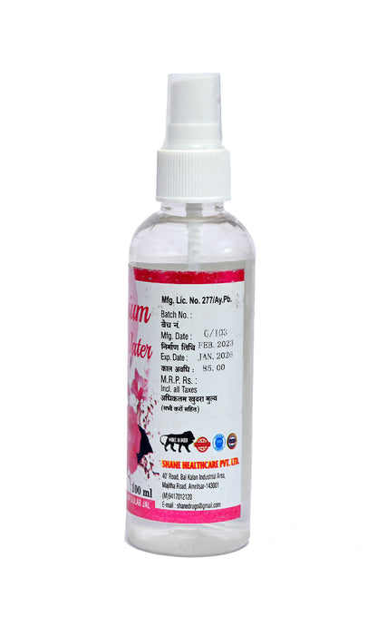 شین I پریمیم گلاب واٹر I ڈیلی گلو I پریمیم گلاب جل I آپ کی جلد کو ٹونز کرتا ہوں I آپ کی جلد کو صاف کرتا ہوں I آپ کی جلد کو نمی بخشتا ہوں I آہستہ سے I آیورویدک ملکیتی دوائی I 100 ملی لیٹر